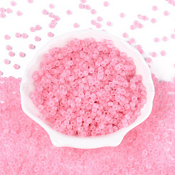 6/0 Transparent Inside Colours Glass Seed Beads&nbsp;SEED-N008-08P
