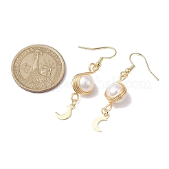 3 Pairs Natural Cultured Freshwater Pearl Dangle Earrings&nbsp;EJEW-JE05738