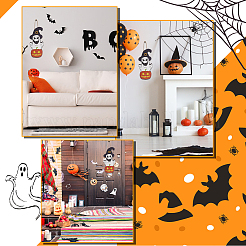 Halloween Theme Wood Pendant Decorations&nbsp;HJEW-WH0043-56