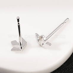 Brass Stud Earrings for Women&nbsp;EJEW-G441-04A-P