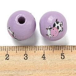 Natural Wood European Beads&nbsp;WOOD-F014-01E