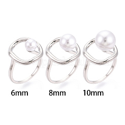 Oval Brass Cup Peg Ring Settings&nbsp;KK-N274-38P