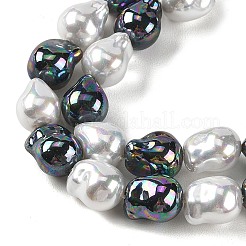 Electroplated Glass Beads Strands&nbsp;GLAA-Z013-01A-04