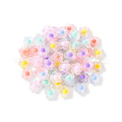 60pcs 6 Colors Transparent Acrylic Beads&nbsp;TACR-CC0001-01