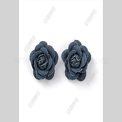 Denim Cloth Flowers&nbsp;DIY-WH0409-40B