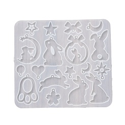 Rabbit Earrings Pendants DIY Silicone Mold&nbsp;X1-DIY-Q033-08B