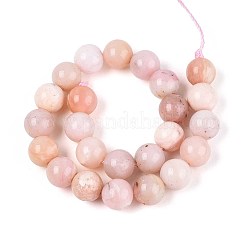 Natural Pink Opal Beads Strands&nbsp;G-S333-8mm-017-01