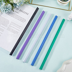 10Pcs 5 Colors Plastic Folder Insert&nbsp;AJEW-CP0008-78