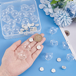 DIY Blank Kitten Wish Bottle Pendant Making Kit&nbsp;DIY-PH0022-28