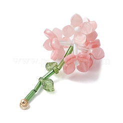 Resin Flower Pendants&nbsp;PALLOY-TA00251-02