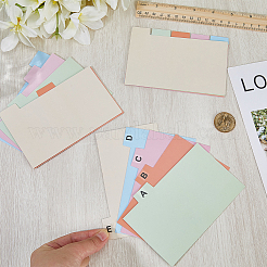 5Pcs Discbound Notebook Index Divider Sheets&nbsp;AJEW-CP0009-50