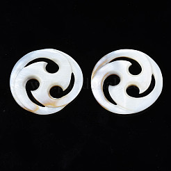 Natural Freshwater Shell Cabochons&nbsp;SHEL-S276-162