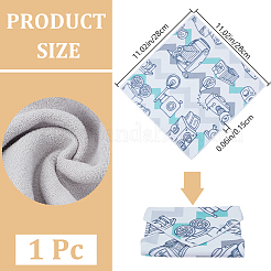 ポリエステル収納布  ホワイト  280x280x1.5mm&nbsp;DIY-WH20001-41B