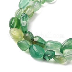 Natural Green Onyx Agate Beads Strands&nbsp;G-K395-A08-01