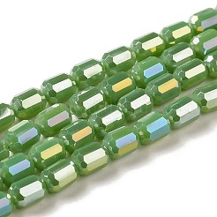 Electroplate Glass Beads Strands&nbsp;EGLA-D031-01