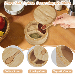 Bamboo Storage Containers with Lid&nbsp;LS-AJEW-WH0609-793