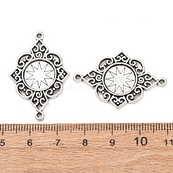 Tibetan Style Alloy Connector Cabochon Settings&nbsp;FIND-C094-02AS
