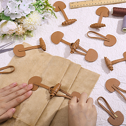 Leather Toggle Buckles&nbsp;FIND-WH0199-469A