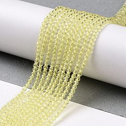 Transparent Glass Beads Strands&nbsp;GLAA-H021-03-04