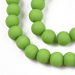 Opaque Glass Beads Strands&nbsp;GLAA-T032-P4mm-MD06