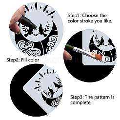 Plastic Reusable Drawing Painting Stencils Templates&nbsp;DIY-WH0244-040