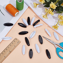 48Pcs Resin Safety Pin Brooches&nbsp;JEWB-OC0001-11A