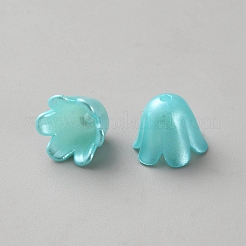 Plastic Imitation Pearl Bead Cap&nbsp;FIND-WH0433-42A