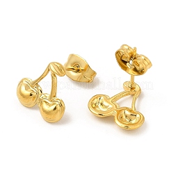 Ion Plating(IP) 304 Stainless Steel Stud Earrings for Women&nbsp;LS-EJEW-I281-40G