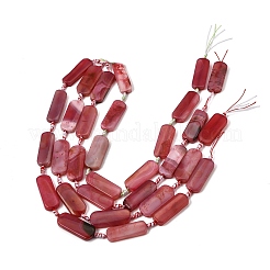 Dyed & Heated Natural Banded Agate Beads Strands&nbsp;GG-CBAB9C6-D04-01