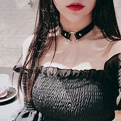 1Pc Punk Rock Style Leather Necklaces&nbsp;NJEW-CL0001-03