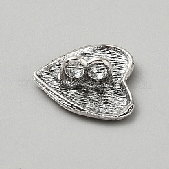 2-Hole Zinc Metal Alloy Buttons&nbsp;BUTT-CJC0010-001AS-02