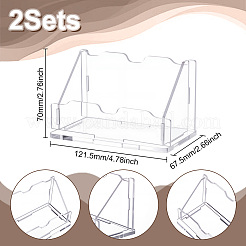 Acrylic Name Card Holders&nbsp;AJEW-UN0002-56B