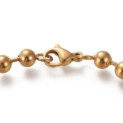 304 Stainless Steel Ball Chain Bracelets&nbsp;X-STAS-I156-22G