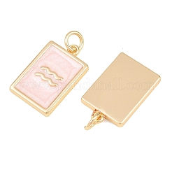 Brass Enamel Pendants&nbsp;KK-CBA62C2-01C