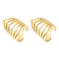 Brass Cuff Earrings&nbsp;EJEW-C186-14G