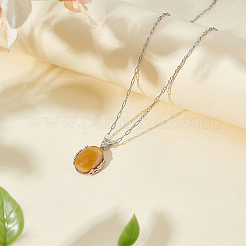 1Pc 925 Sterling Silver Pendant Cabochon Settings&nbsp;STER-BC0003-78A