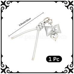 1Pc Imitation Leather Keychain&nbsp;AJEW-CL0001-09B