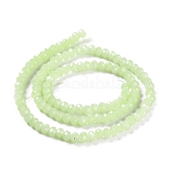 Baking Paint Imitation Jade Glass Bead Strands&nbsp;DGLA-A034-J4MM-A21