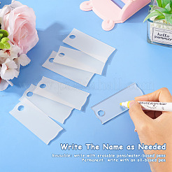 2Bag 2 Styles Acrylic Blank Label Big Pendants&nbsp;FIND-TA0004-77B