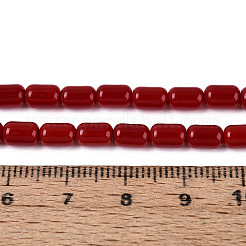 Opaque Glass Beads Strands&nbsp;GLAA-T028-14P-03