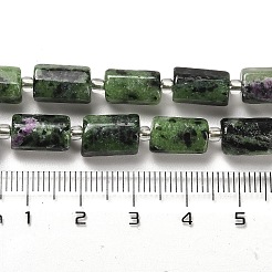 Natural Ruby in Zoisite Beads Strands&nbsp;G-N327-06-02