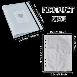 25Pcs A5 PP Loose Leaf Card Ticket Storage Bag&nbsp;AJEW-NB0005-44