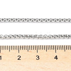Tarnish Resistant 201 Stainless Steel Box Chains Necklaces&nbsp;NJEW-L416-02-2.5mm