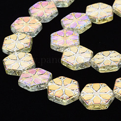 Electroplate Glass Beads Strands&nbsp;EGLA-S188-11A-04