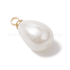 Shell Pearl Teardrop Charms&nbsp;PALLOY-JF04859