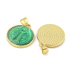 Rack Plating Brass Enamel Pendants&nbsp;KK-Z053-21G