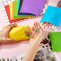 40Pcs 8 Colors Eco-Friendly Kraft Paper Bags&nbsp;AJEW-TA0001-70