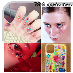 6 Style Glass Rhinestone Flat Back Cabochons&nbsp;RGLA-CA0001-08