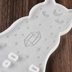 Diyのシリコーンキャンドル型  キャンドル作り用  猫の形  98~246x109~165x7~9mm  2個/セット&nbsp;DIY-A050-02D