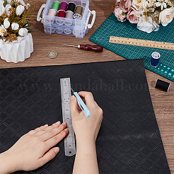 Rhombus Pattern PVC Leather Fabric&nbsp;DIY-BC0017-09A
